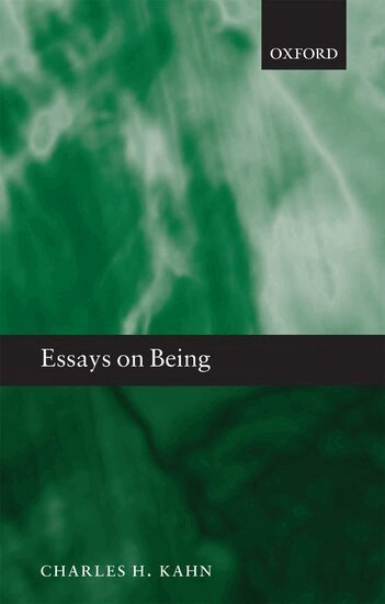 Charles H. Kahn - Essays on Being, Häftad