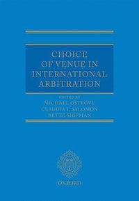 bokomslag Choice of Venue in International Arbitration