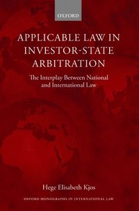 bokomslag Applicable Law in Investor-State Arbitration