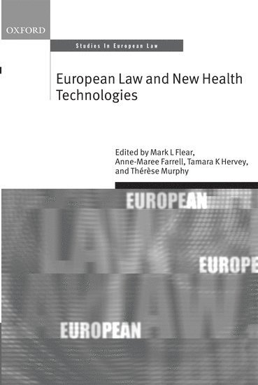 bokomslag European Law and New Health Technologies