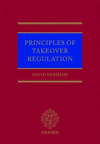 bokomslag Principles of Takeover Regulation