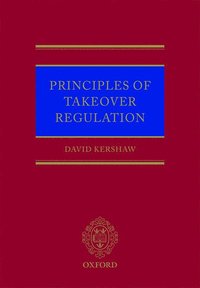 bokomslag Principles of Takeover Regulation