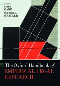 bokomslag The Oxford Handbook of Empirical Legal Research