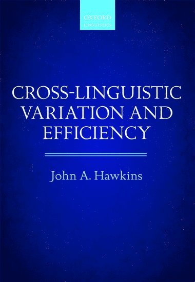 bokomslag Cross-Linguistic Variation and Efficiency