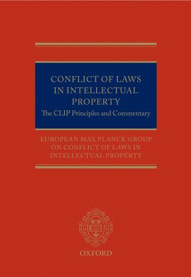 bokomslag Conflict of Laws in Intellectual Property