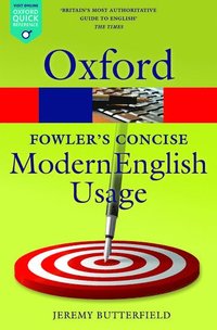 bokomslag Fowler's Concise Dictionary of Modern English Usage