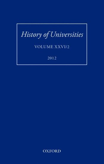 bokomslag History of Universities