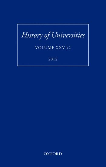 bokomslag History of Universities