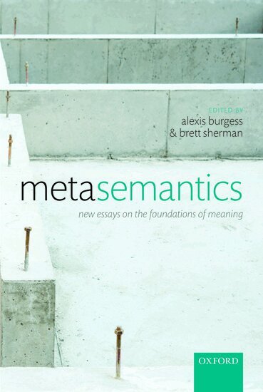 SHERMAN BURGESS, Alexis Burgess, Brett Sherman - Metasemantics, Inbunden