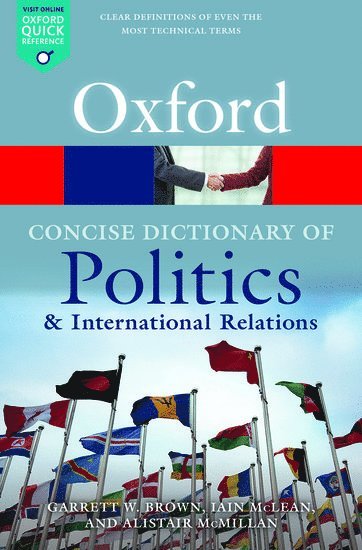 bokomslag The Concise Oxford Dictionary of Politics and International Relations