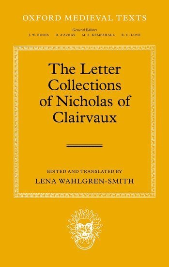 bokomslag Letter Collections of Nicholas of Clairvaux