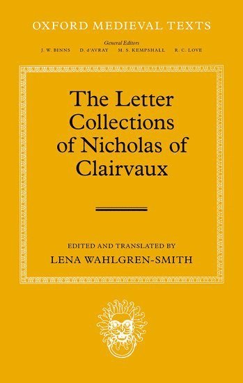 The Letter Collections of Nicholas of Clairvaux 1