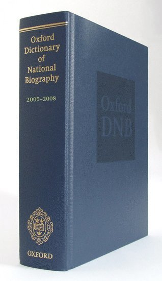 Oxford Dictionary of National Biography 2005-2008 1