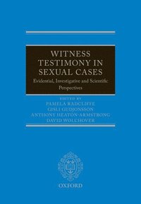 bokomslag Witness Testimony in Sexual Cases