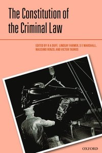 bokomslag The Constitution of the Criminal Law