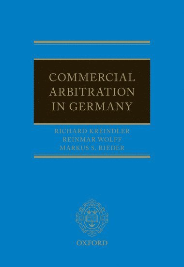 bokomslag Commercial Arbitration in Germany