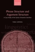 bokomslag Phrase Structure and Argument Structure