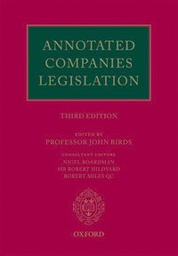 bokomslag Annotated Companies Legislation