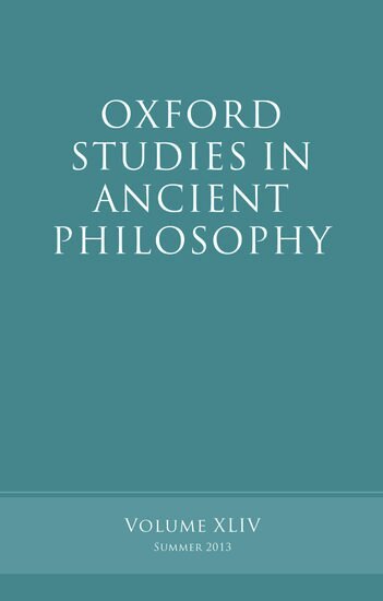 Brad Inwood - Oxford Studies in Ancient Philosophy, Volume 44, Häftad