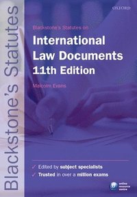 bokomslag Blackstone's International Law Documents