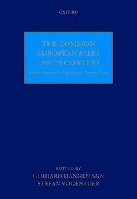 bokomslag The Common European Sales Law in Context
