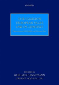bokomslag The Common European Sales Law in Context