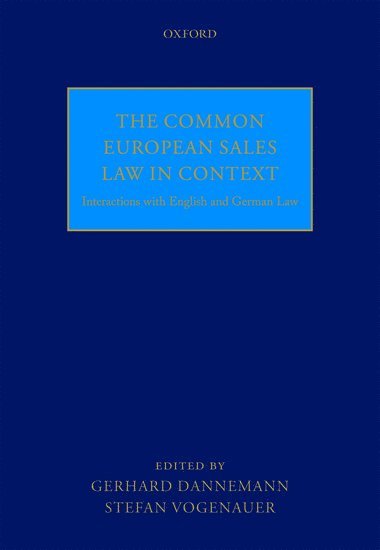 bokomslag The Common European Sales Law in Context