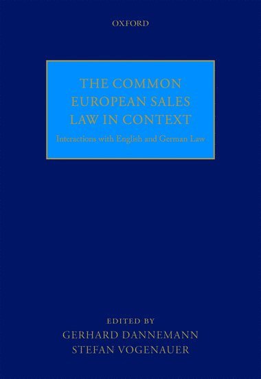 bokomslag The Common European Sales Law in Context