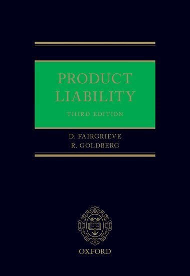 Duncan Fairgrieve, Richard S Goldberg - Product Liability, Inbunden