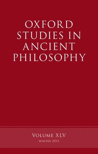 bokomslag Oxford Studies in Ancient Philosophy, Volume 45