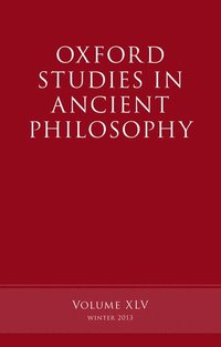 bokomslag Oxford Studies in Ancient Philosophy, Volume 45