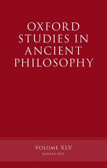 bokomslag Oxford Studies in Ancient Philosophy, Volume 45