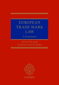 bokomslag European Trade Mark Law