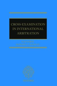 bokomslag Cross-Examination in International Arbitration