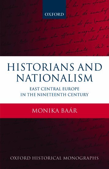 Monika Baár - Historians and Nationalism, Häftad