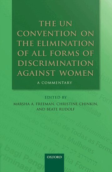 Freeman, Chinkin, Marsha A. Freeman, Christine Chinkin, Beate Rudolf - The UN Convention on the Elimination of All Forms of Discrimination Against Women, Häftad