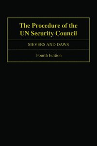 bokomslag The Procedure of the UN Security Council