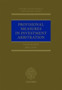 bokomslag Provisional Measures in Investment Arbitration