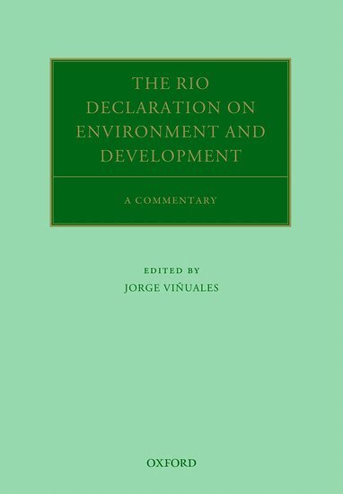 Jorge E. Viñuales - The Rio Declaration on Environment and Development, Inbunden
