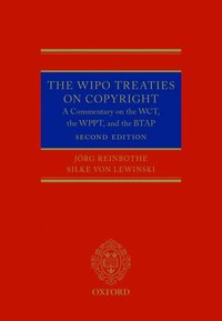 bokomslag The WIPO Treaties on Copyright