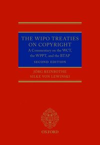 bokomslag The WIPO Treaties on Copyright