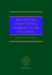 bokomslag Securities and Capital Markets Law in China