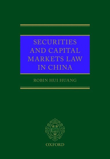 bokomslag Securities and Capital Markets Law in China