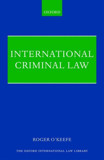 bokomslag International Criminal Law