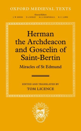 Herman the Archdeacon and Goscelin of Saint-Bertin 1