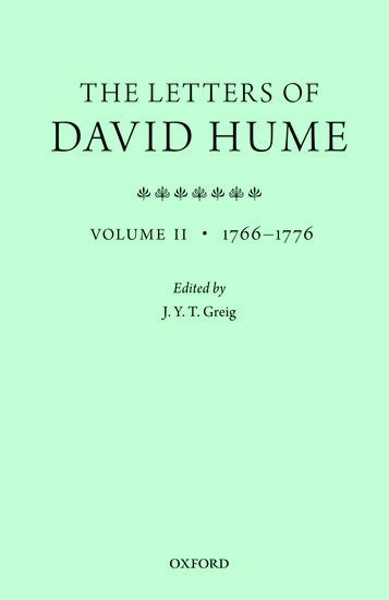 The Letters of David Hume 1