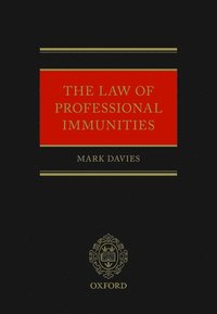 bokomslag The Law of Professional Immunities