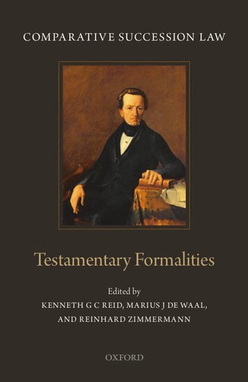 ZIMMERMANN ET AL, Kenneth G C Reid, Marius J de Waal, Reinhard Zimmermann - Comparative Succession Law, Inbunden