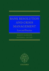 bokomslag Bank Resolution and Crisis Management