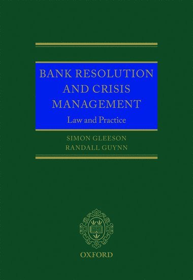 bokomslag Bank Resolution and Crisis Management